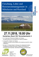 Vortrag zu Exkursionen nach Russland und Mittelasien